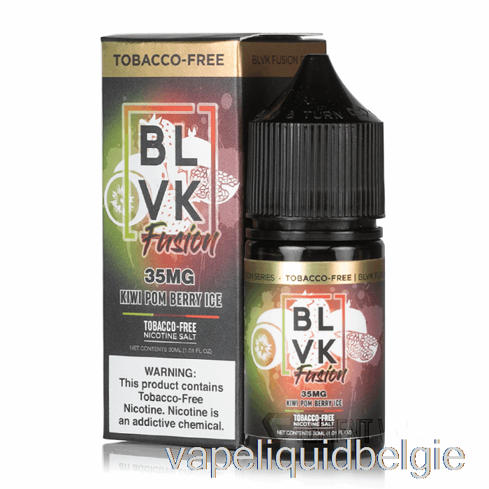 Vape Smaken Kiwi Pom Berry Ijs - Blivk Fusiezouten - 30ml 50mg